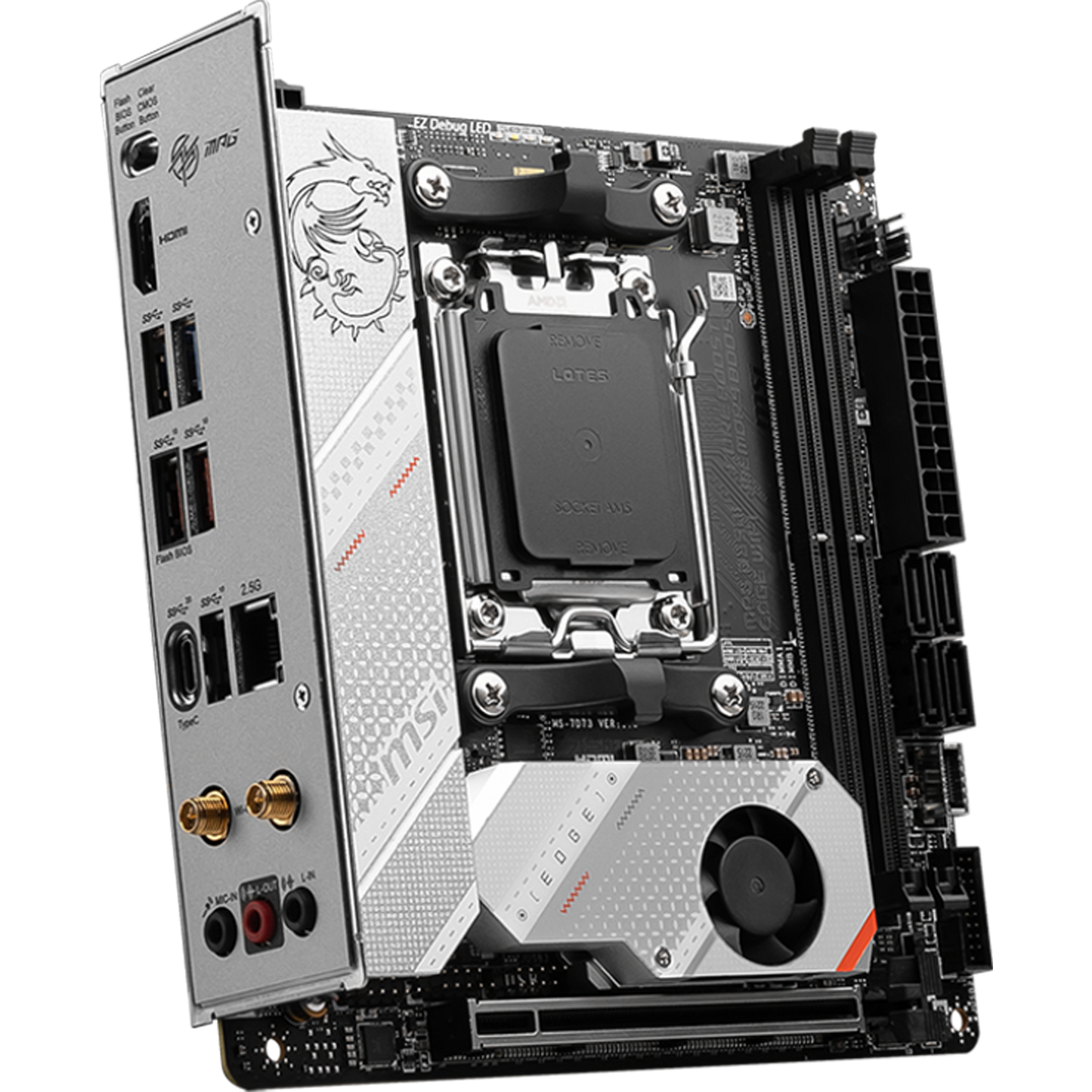 MSI MPG B650I Edge WiFi AM5 Mini-ITX Motherboard