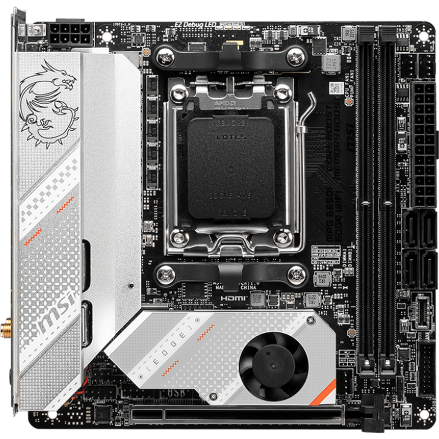 MSI MPG B650I Edge WiFi AM5 Mini-ITX Motherboard