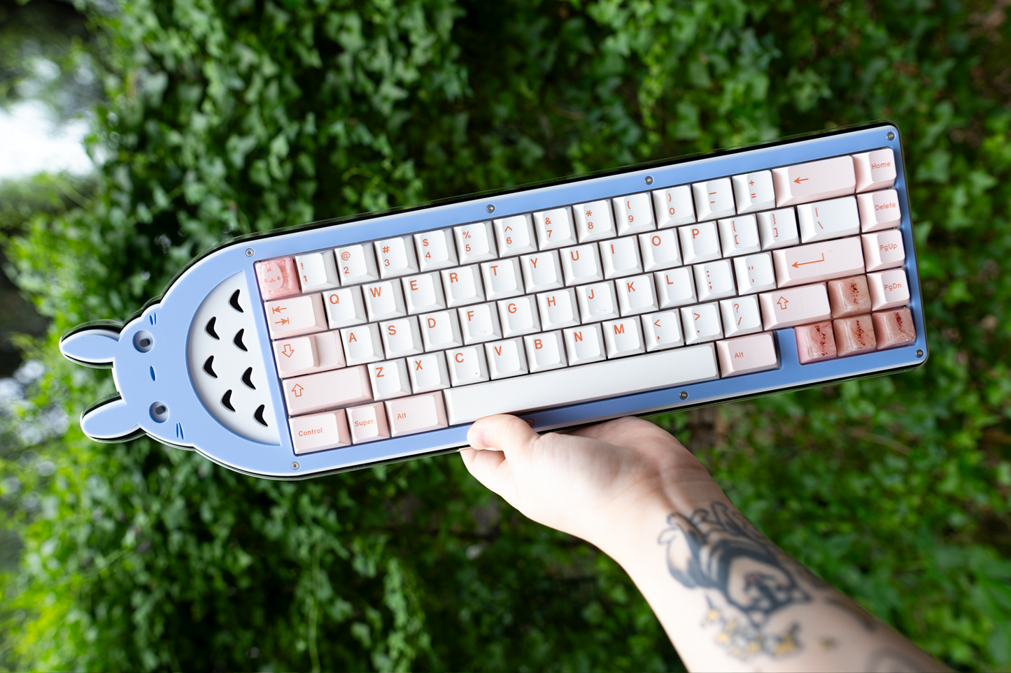 [In-Stock] Gray Rat Stacked Acrylic Keyboard Kit