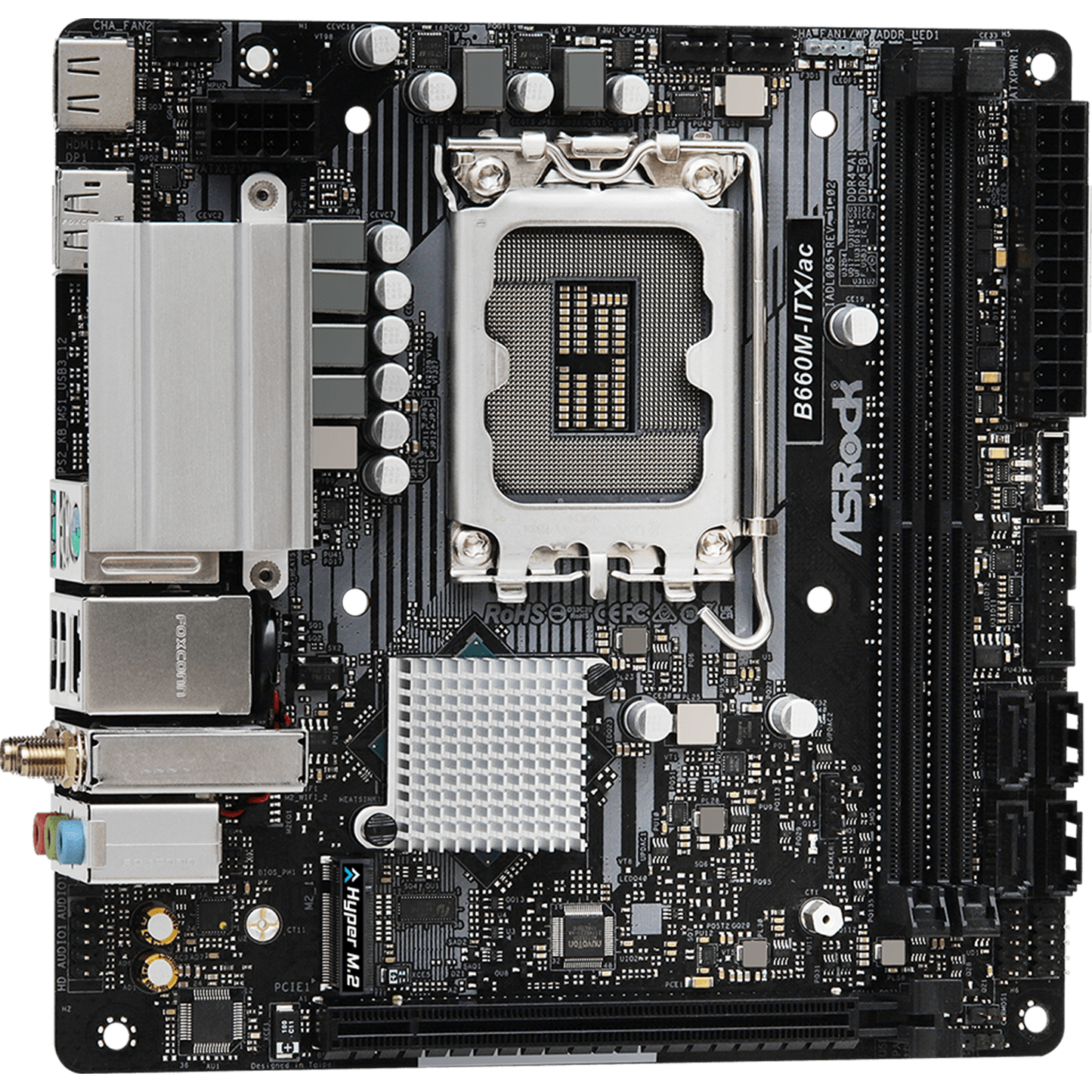 ASRock B660M-ITX/ac WiFi LGA 1700 Mini-ITX Motherboard