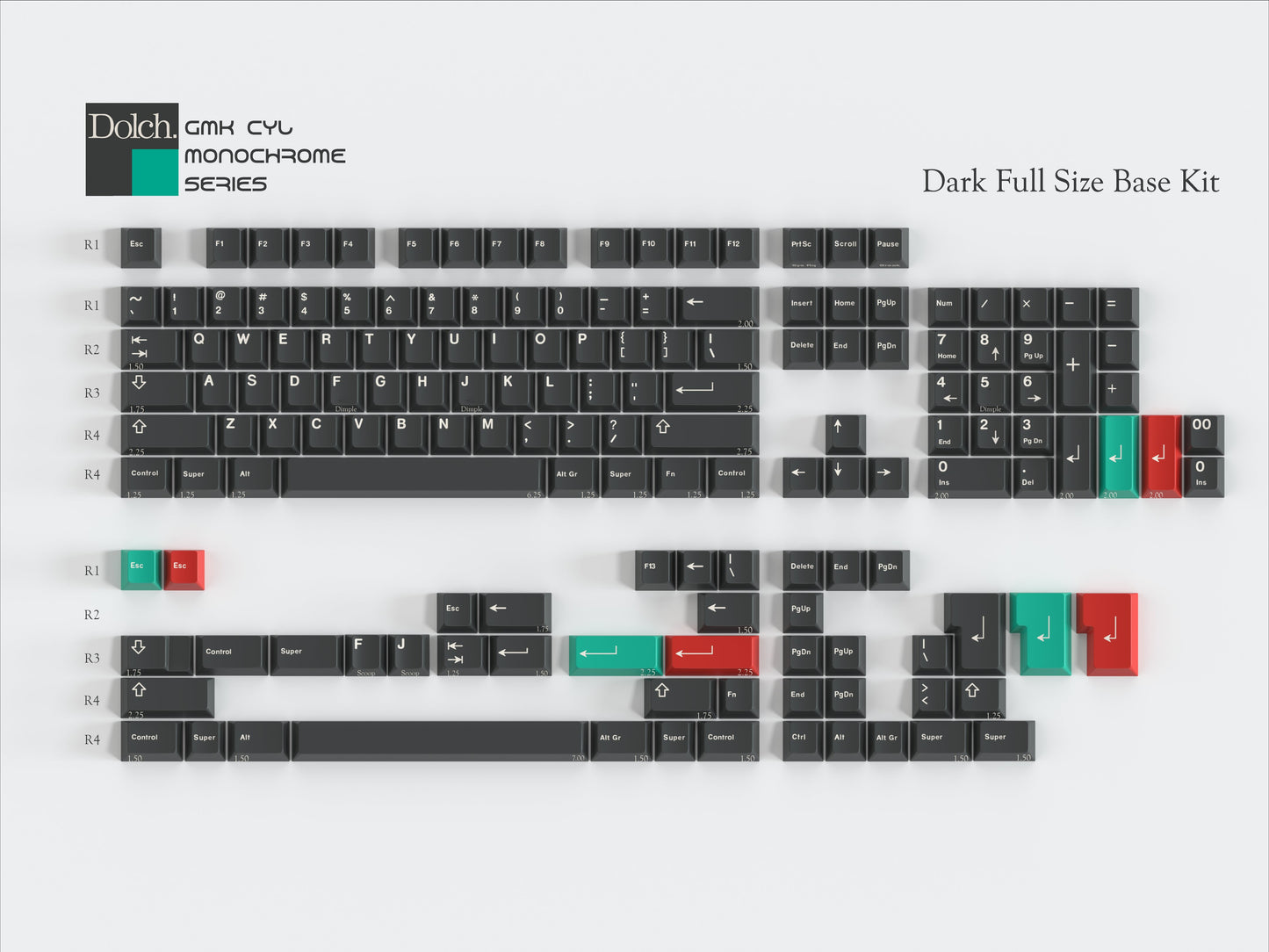 [Pre-Order] GMK Monochrome Dolch