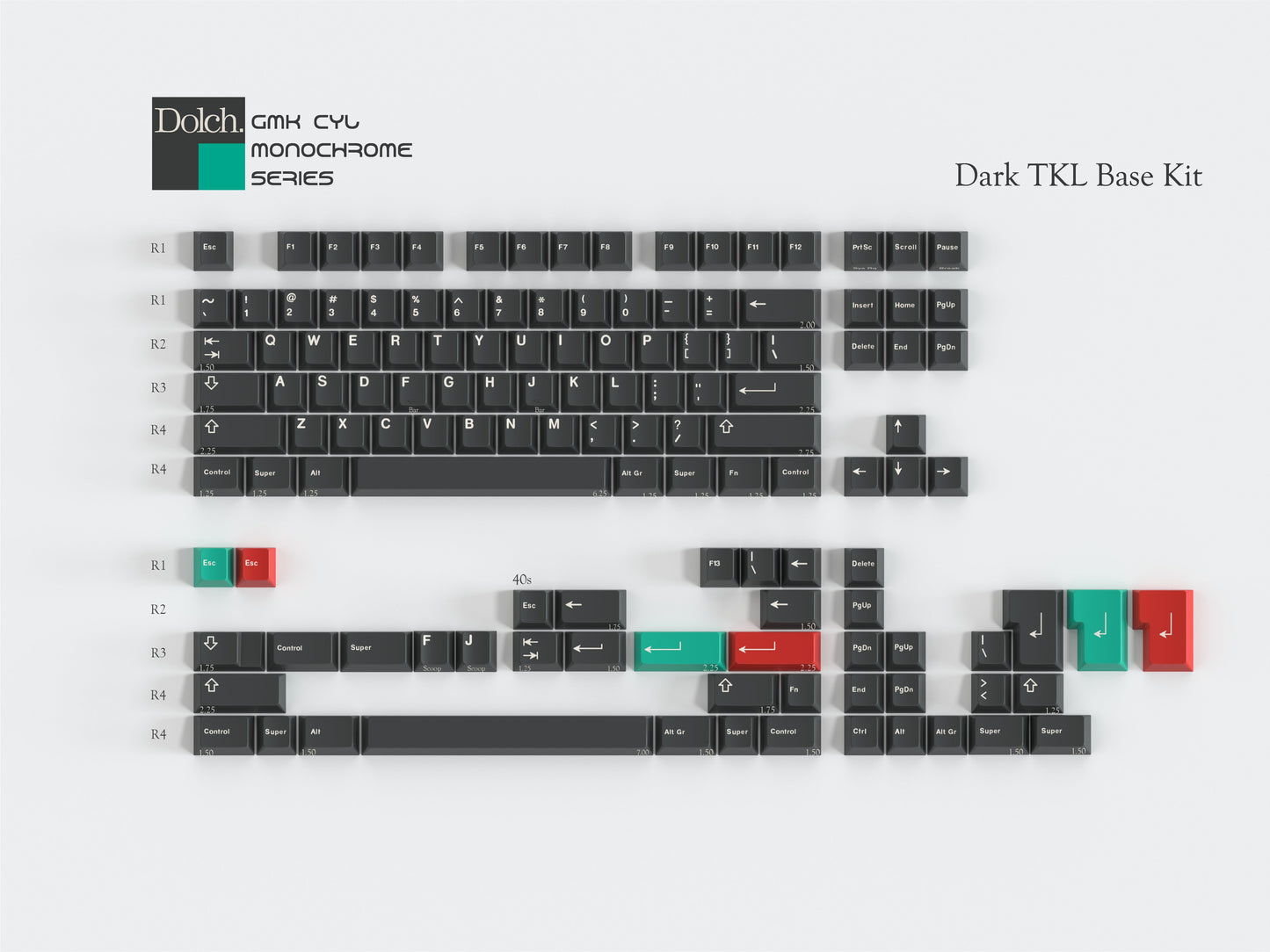[Pre-Order] GMK Monochrome Dolch