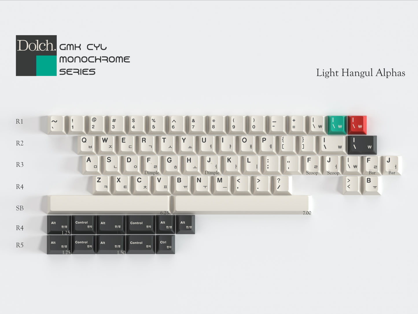 [Pre-Order] GMK Monochrome Dolch