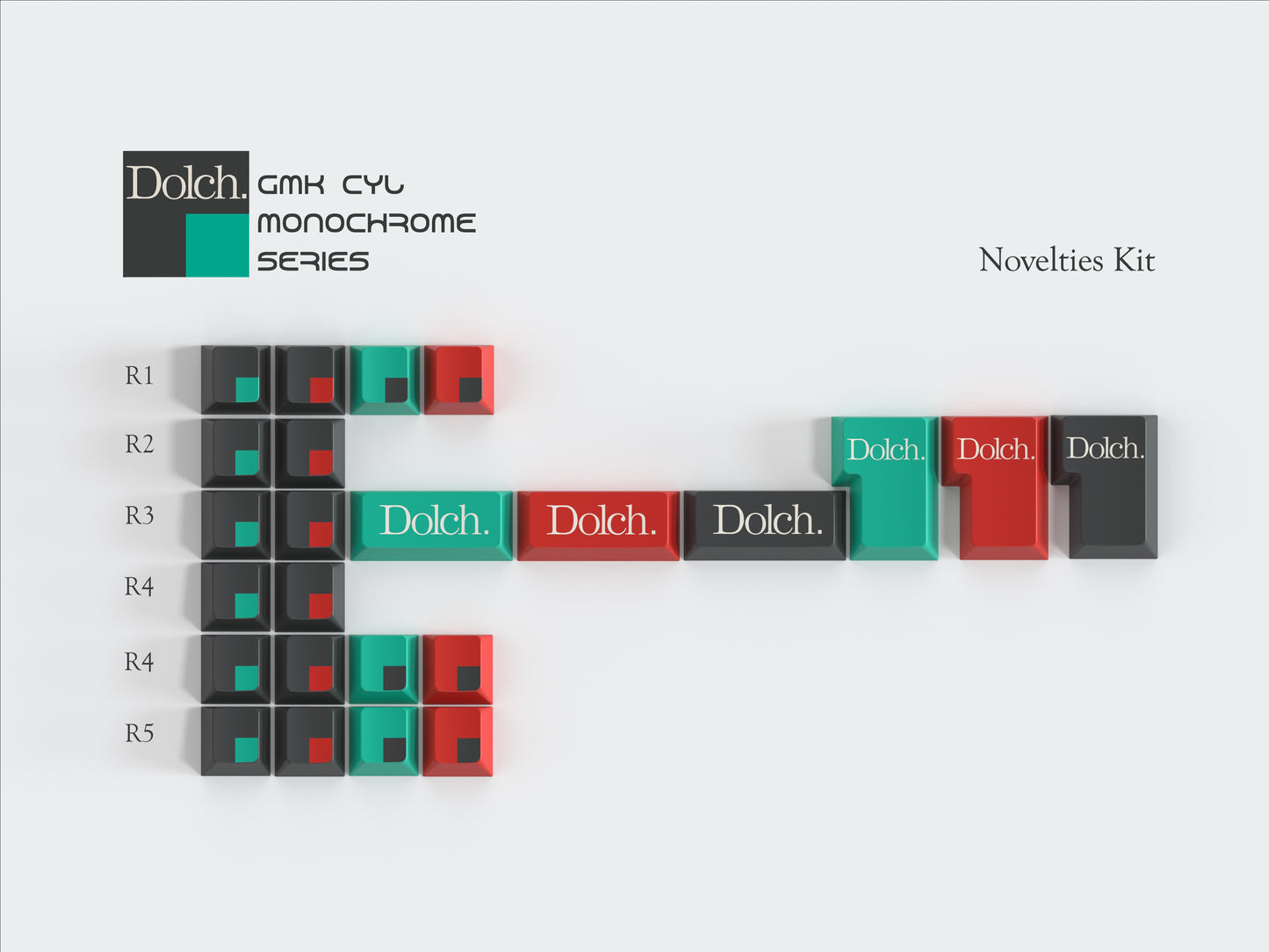 [Pre-Order] GMK Monochrome Dolch